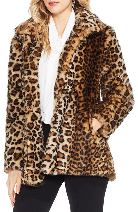 faux fur leopard coat womens|john lewis leopard print coat.